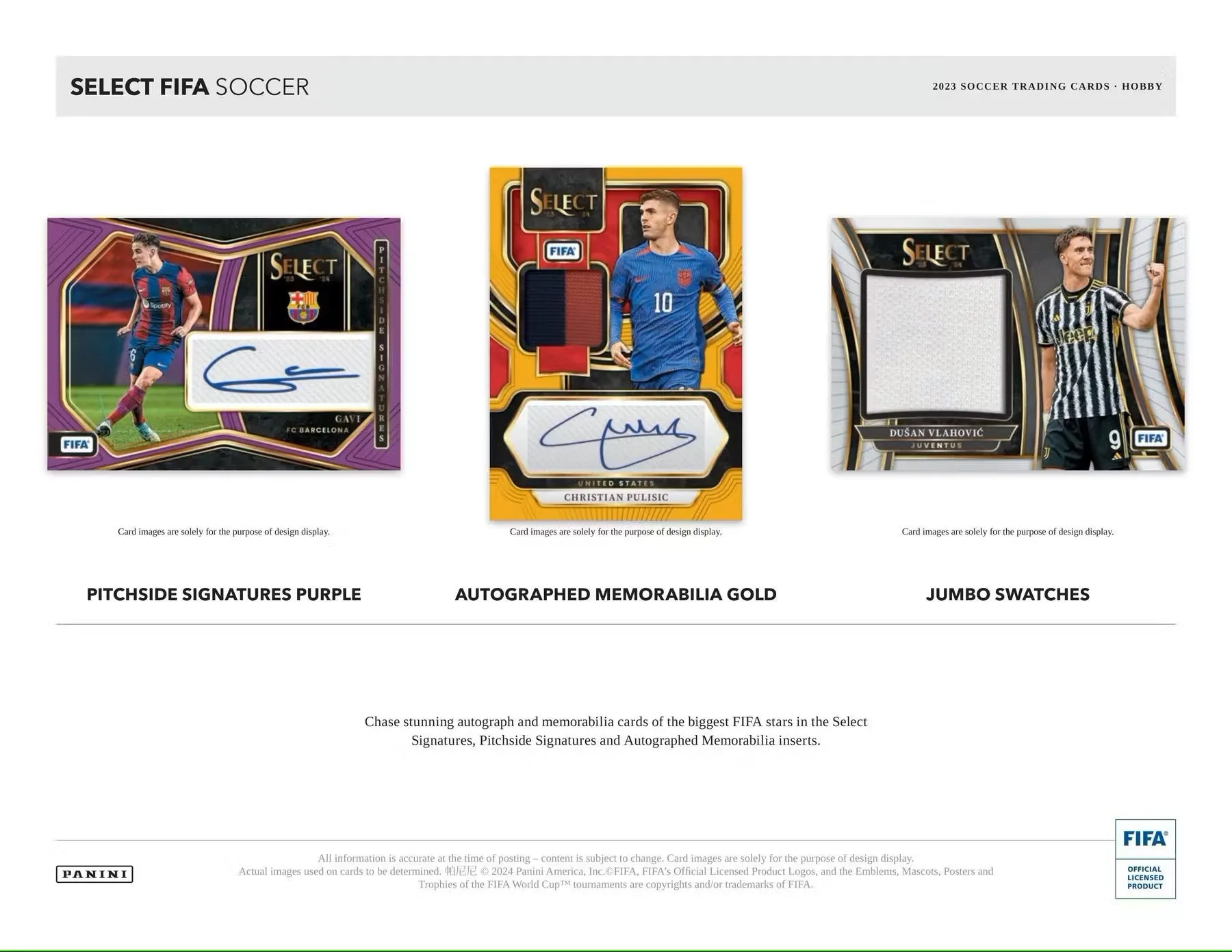 2023-24 Panini Select FIFA Soccer Hobby Box