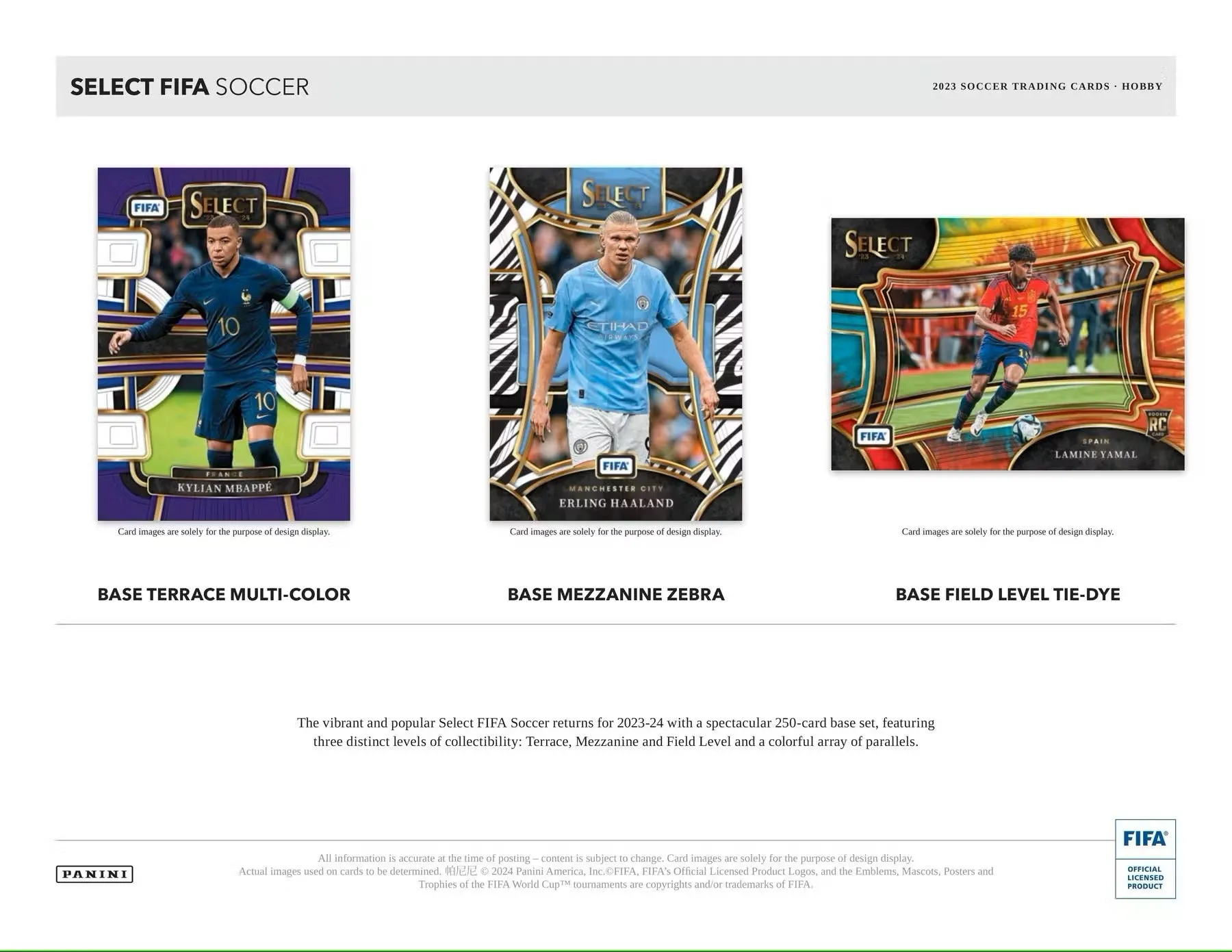 2023-24 Panini Select FIFA Soccer Hobby Box