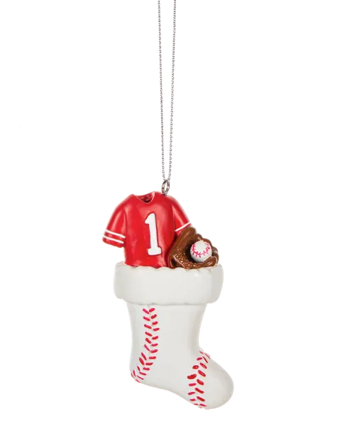 3.5" Resin Sport Stocking Ornaments