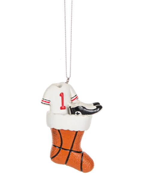 3.5" Resin Sport Stocking Ornaments