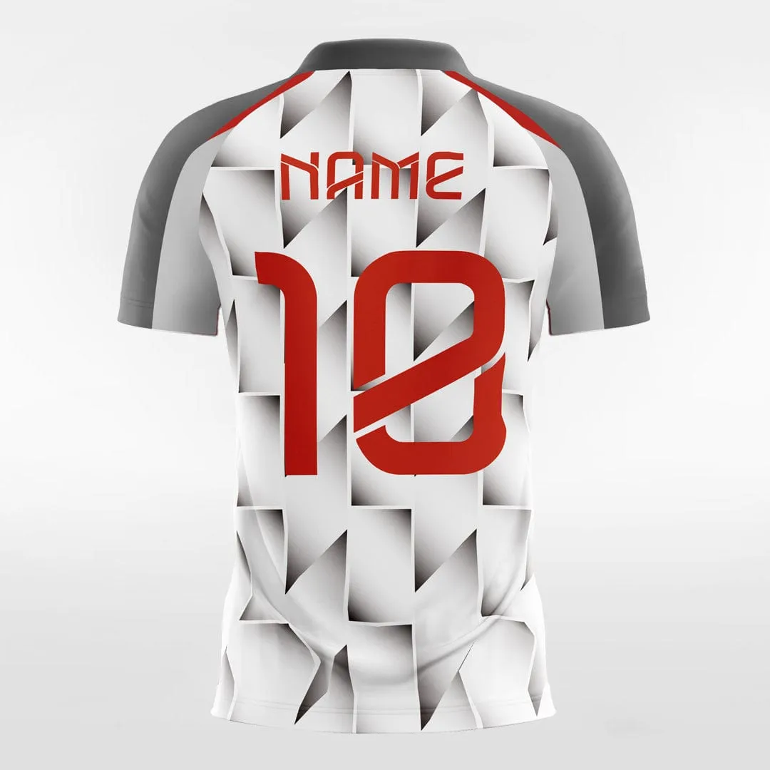 3D Graphic - Women Custom Soccer Jerseys Design Grey