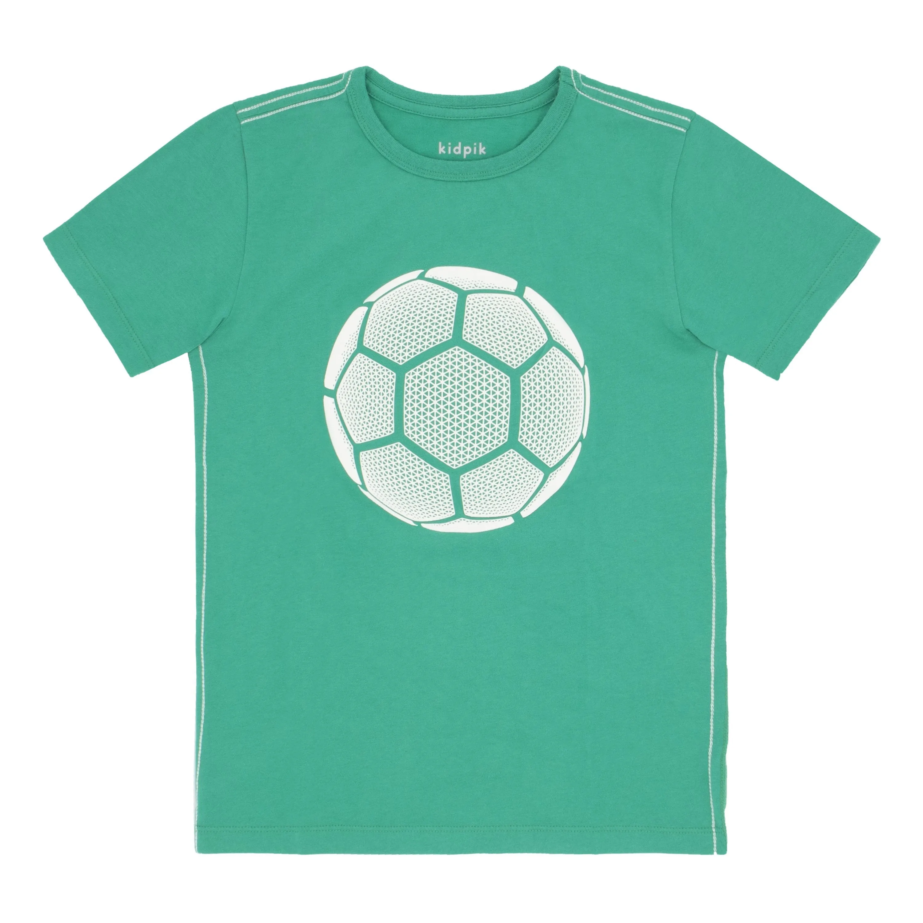 3D Soccer Ball Contrast Tee