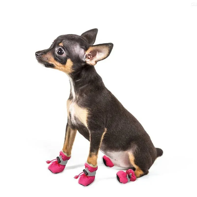 4pcs/set Waterproof Pet Shoes