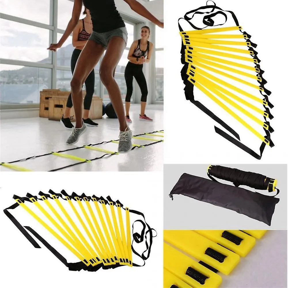 7M 14Rung Agility Speed Ladder Stairs Nylon Straps Training Ladders Agile Staircase For Fitness Soccer Football Speed Ladder Equipment