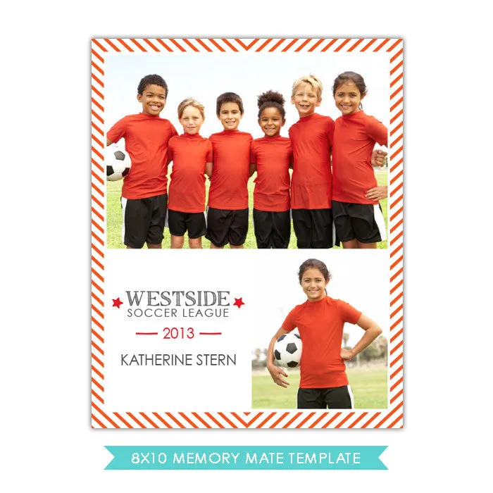 8x10 Memory Mate | Soccer friends