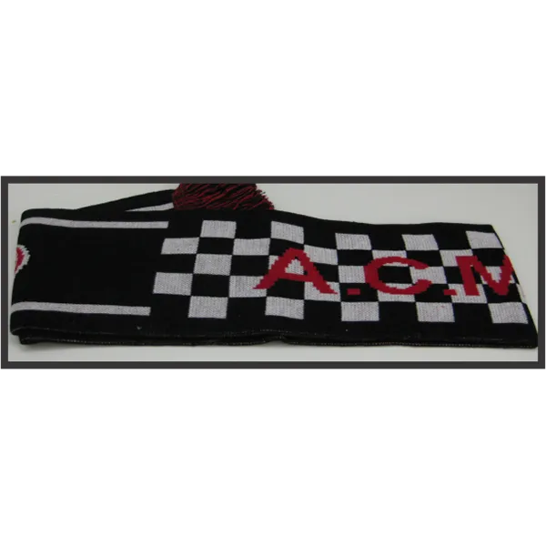 AC Milan Double Sided Knitted Scarf