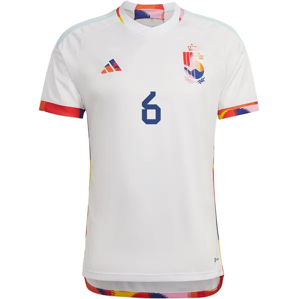 adidas Belgium Axel Witsel Away Jersey 22/23 (White/Multi)