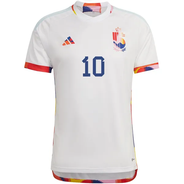 adidas Belgium Eden Hazard Away Jersey 22/23 (White/Multi)