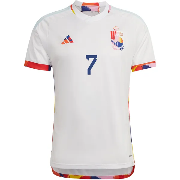 adidas Belgium Kevin De Bruyne Away Jersey 22/23 (White/Multi)