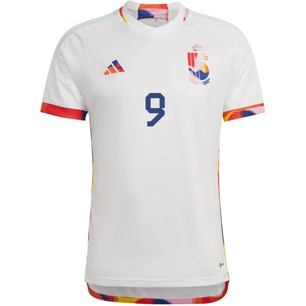 adidas Belgium Romelu Lukaku Away Jersey 22/23 (White/Multi)