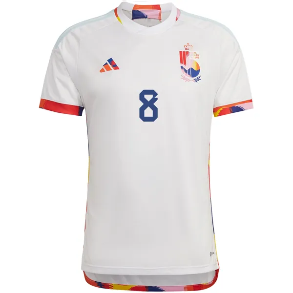 adidas Belgium Youri Tielemans Away Jersey 22/23 (White/Multi)