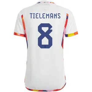 adidas Belgium Youri Tielemans Away Jersey 22/23 (White/Multi)