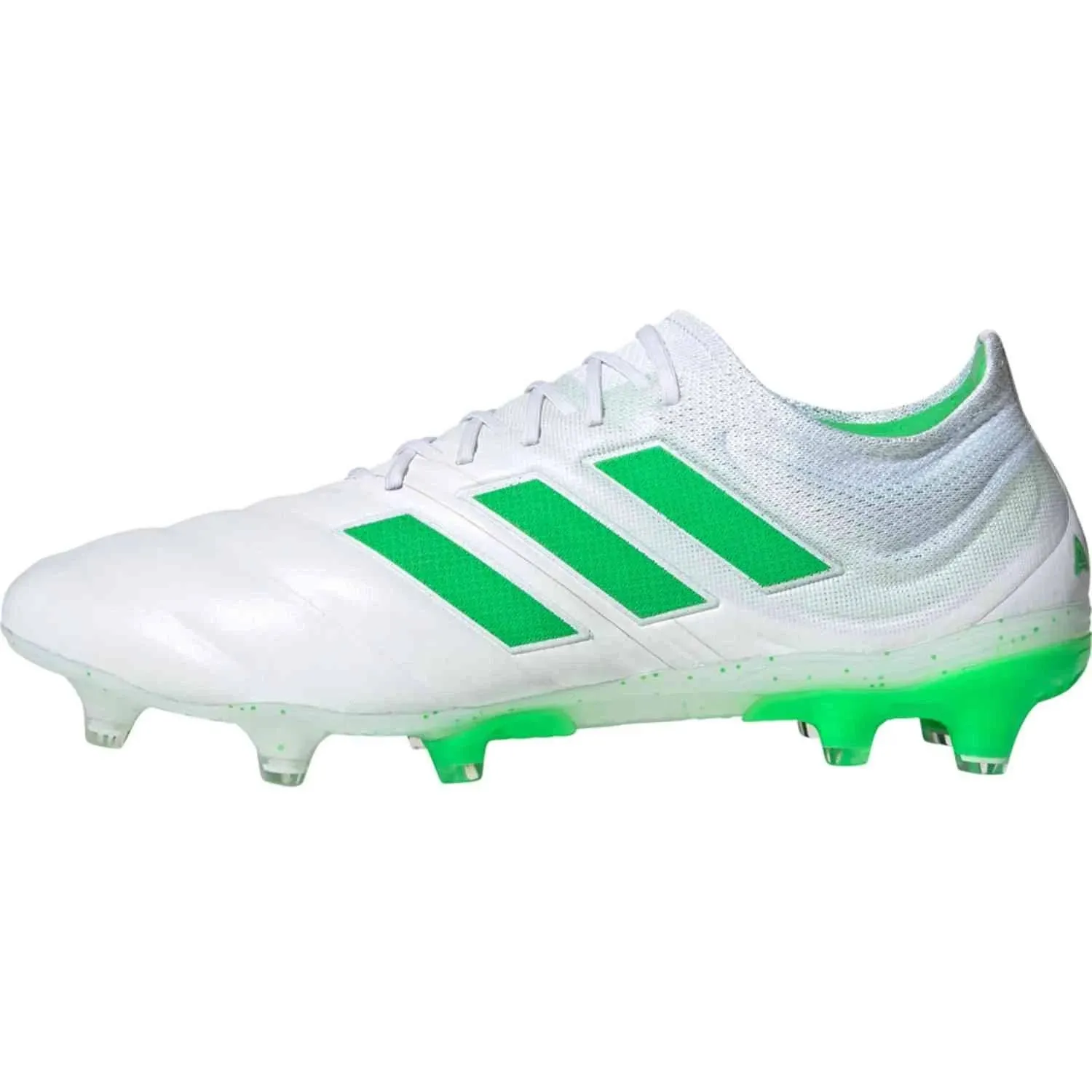 Adidas Copa 19.1 FG Firm Ground Soccer Cleats White-Lime - 8