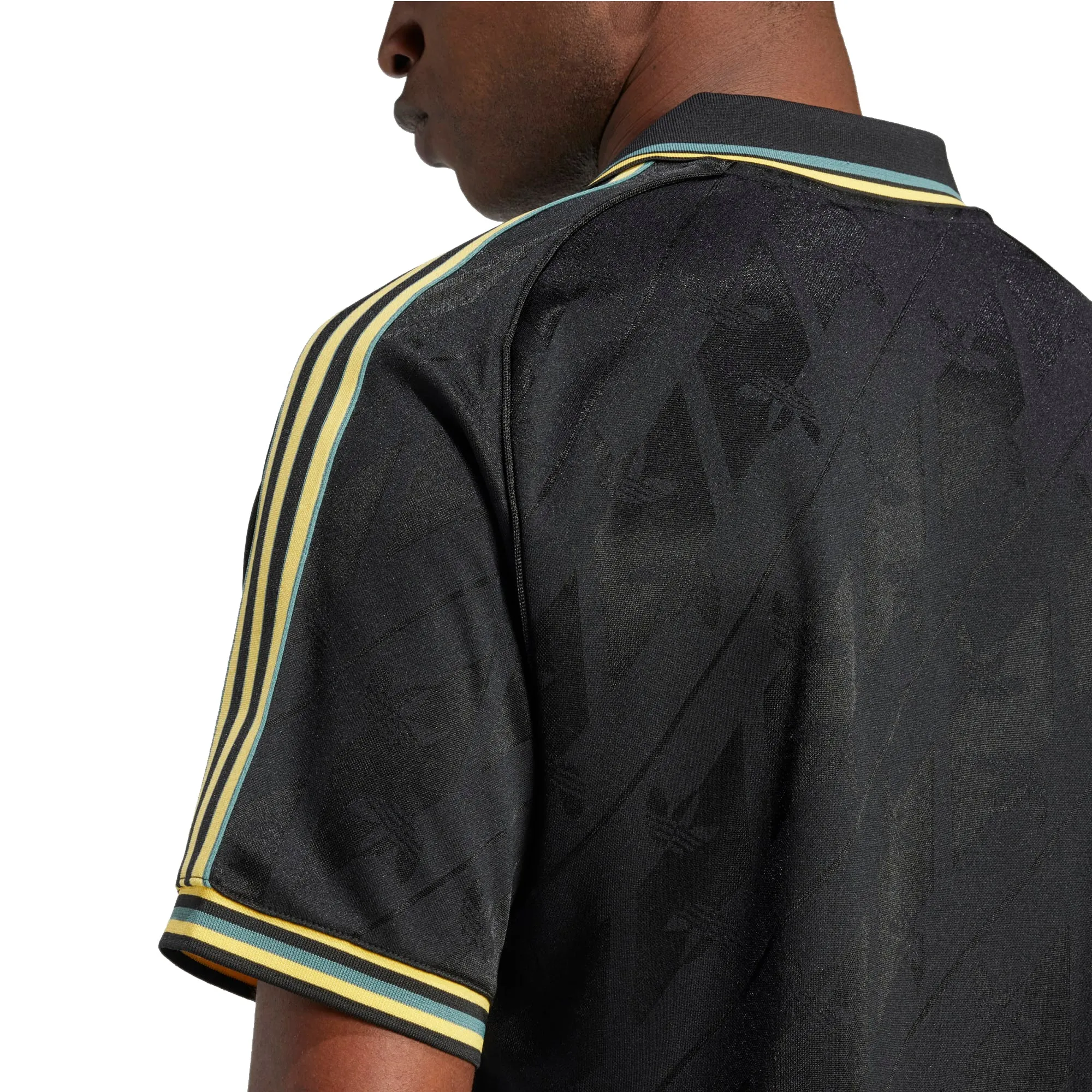 adidas Jamaica 24/25 Lifestyle Soccer Jersey (Black/Multi)