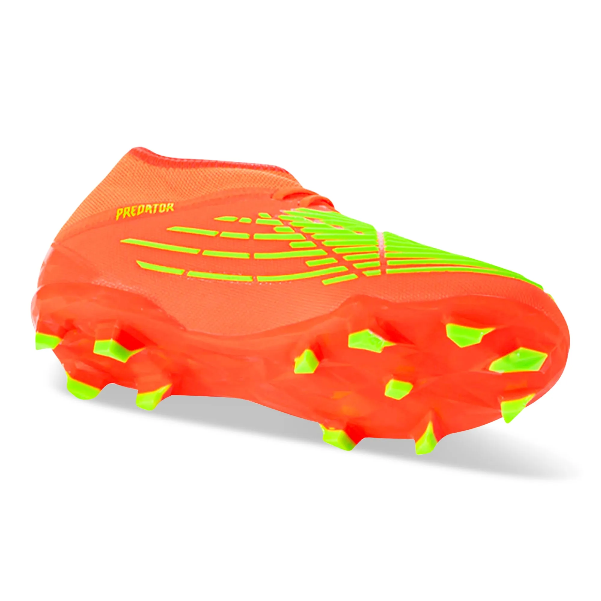 adidas Jr. Predator Edge.1 FG Soccer Cleats (Solar Red/Solar Green)