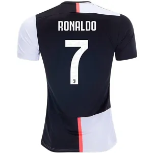 adidas Men's Juventus 19/20 Ronaldo Home Jersey Black/White