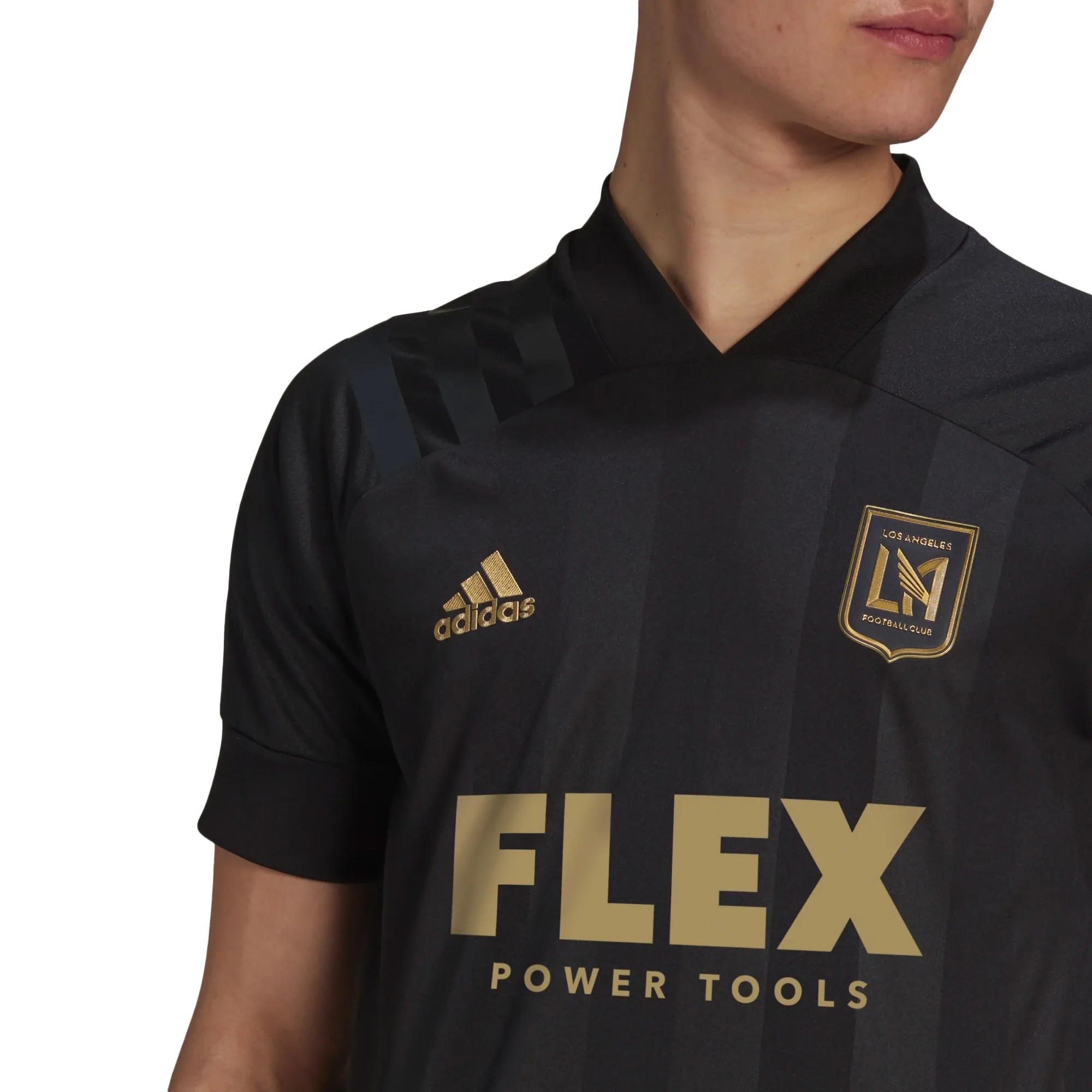 adidas Men's LAFC 2021/22 Authentic Home Jersey Black/Gold