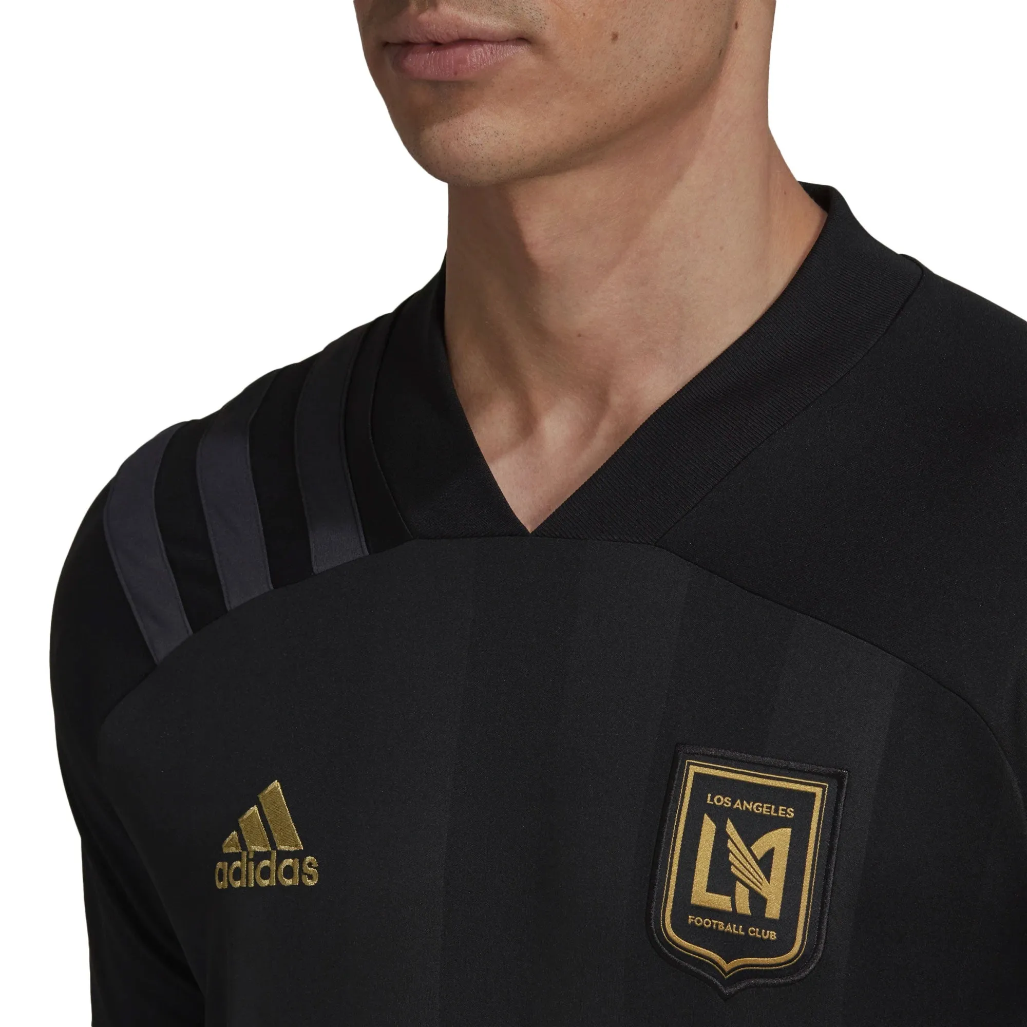 adidas Men's LAFC 2021/22 Long Sleeve Home Jersey Black/Gold