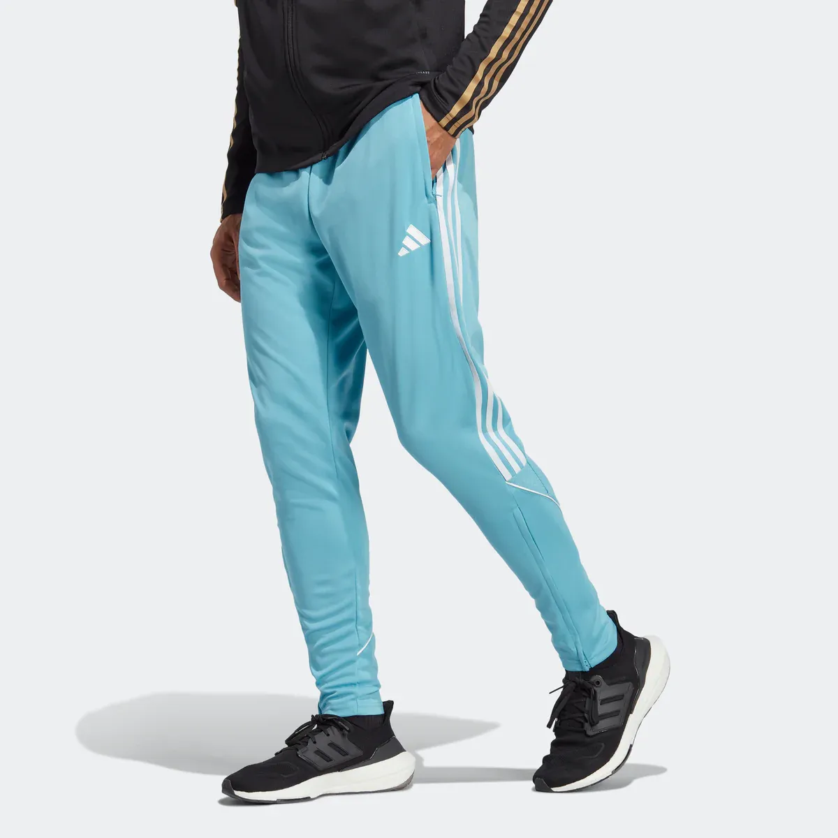 Adidas Men's Tiro 23 League Pants - Cyan Blue / White