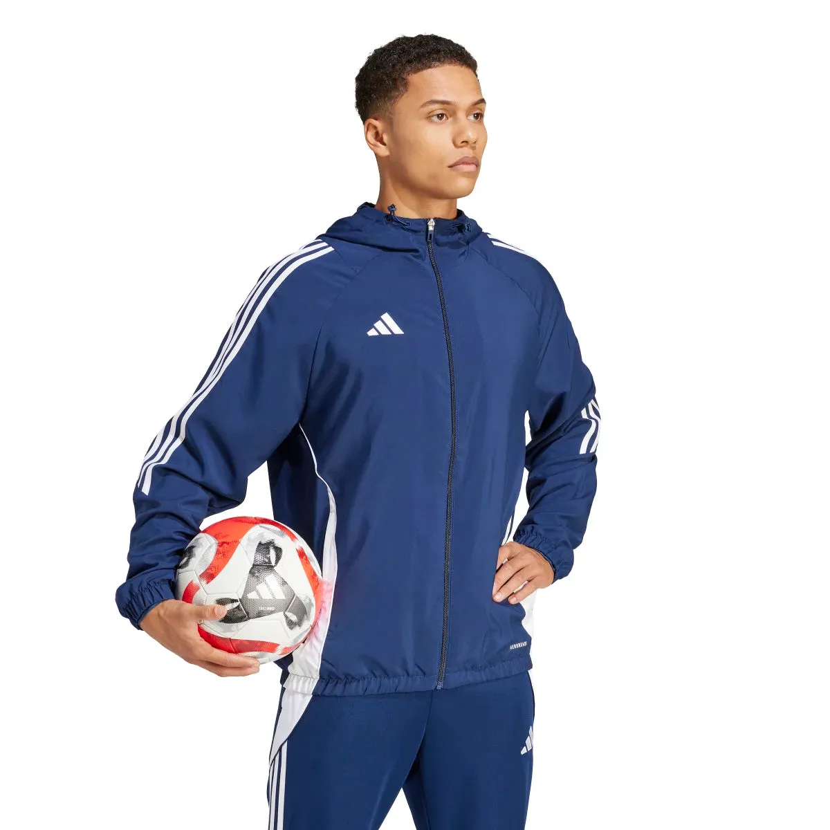 adidas Men's Tiro 24 Soccer Windbreaker (Tall)