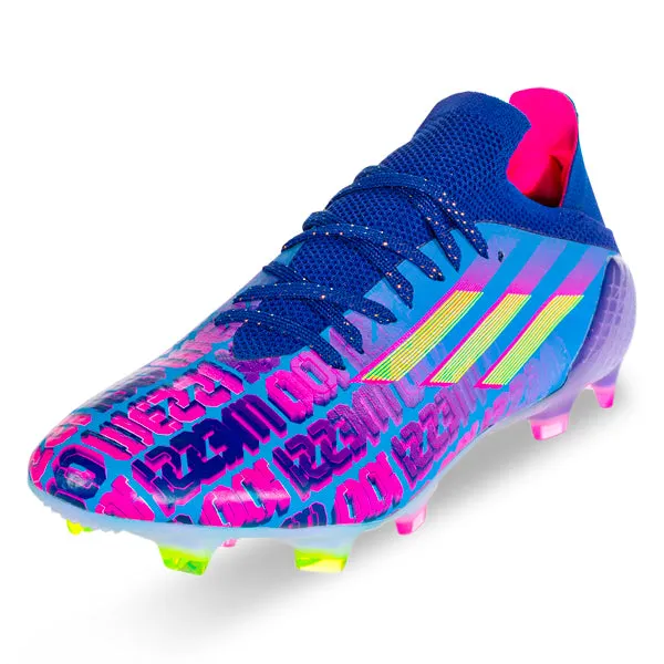 adidas Messi X Speedflow.1 FG Soccer Cleats (Victory Blue/Shock Pink)