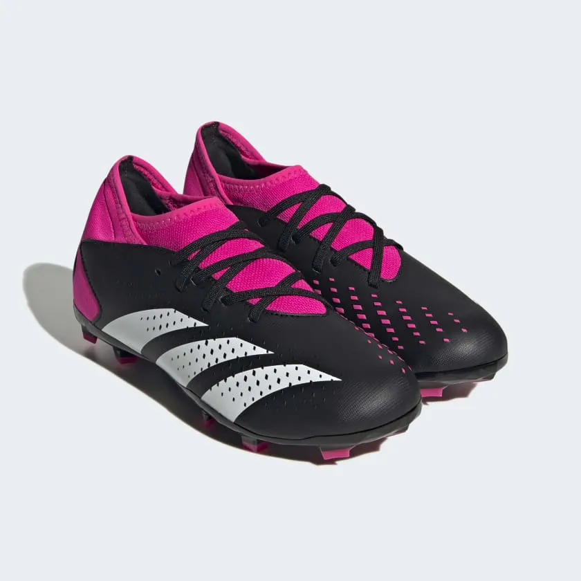 adidas Predator Accuracy.3 FG Youth Soccer Cleats GW4609 Black/Pink