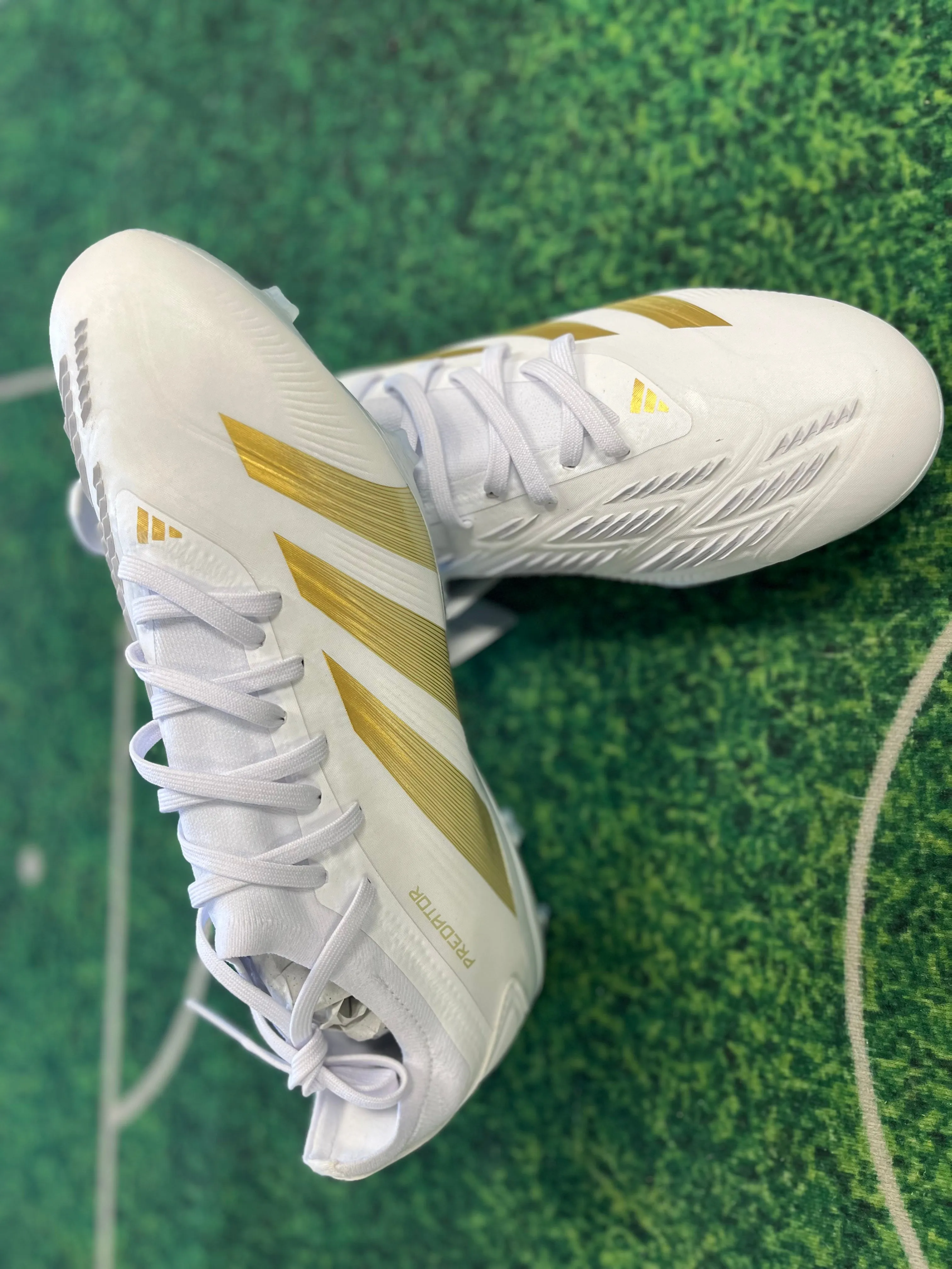 Adidas Predator Pro FG Gold Soccer cleats!