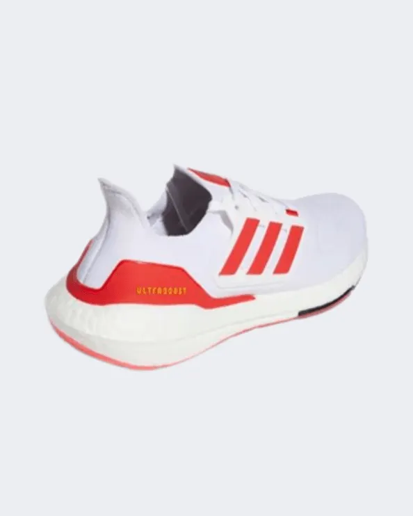 Adidas Ultraboost 22 Men Running Shoes White/Red Hp2485