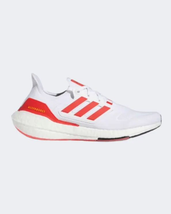 Adidas Ultraboost 22 Men Running Shoes White/Red Hp2485