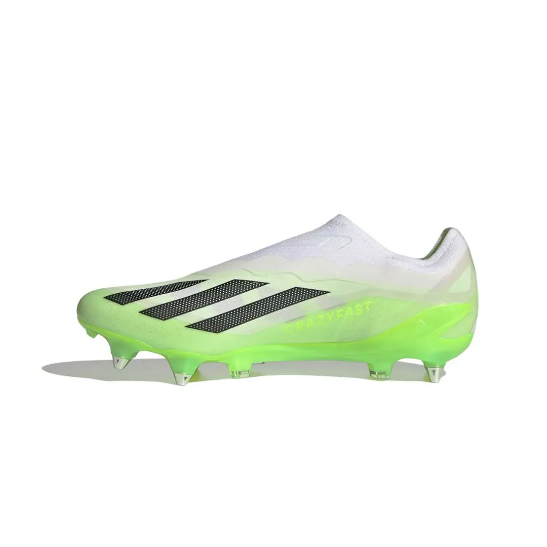 adidas - Unisex X Crazyfast.1 Laceless Soft Ground Soccer Cleats (IE6637)