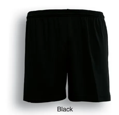 Adults Plain Soccer Shorts - Black