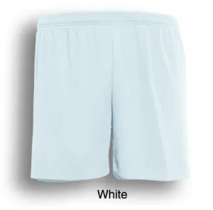 Adults Plain Soccer Shorts - White