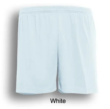 Adults Plain Soccer Shorts - White