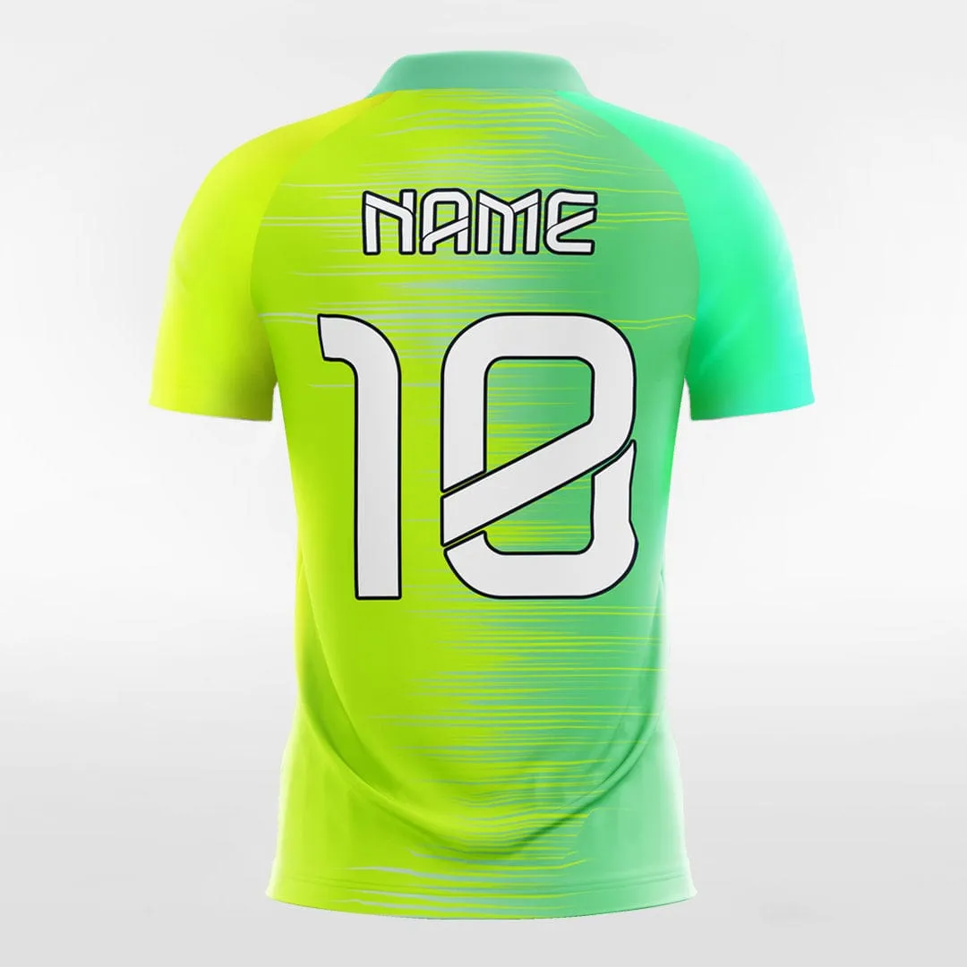 Afterimage - Customized Men's Fluorescent Sublimated Soccer Jersey