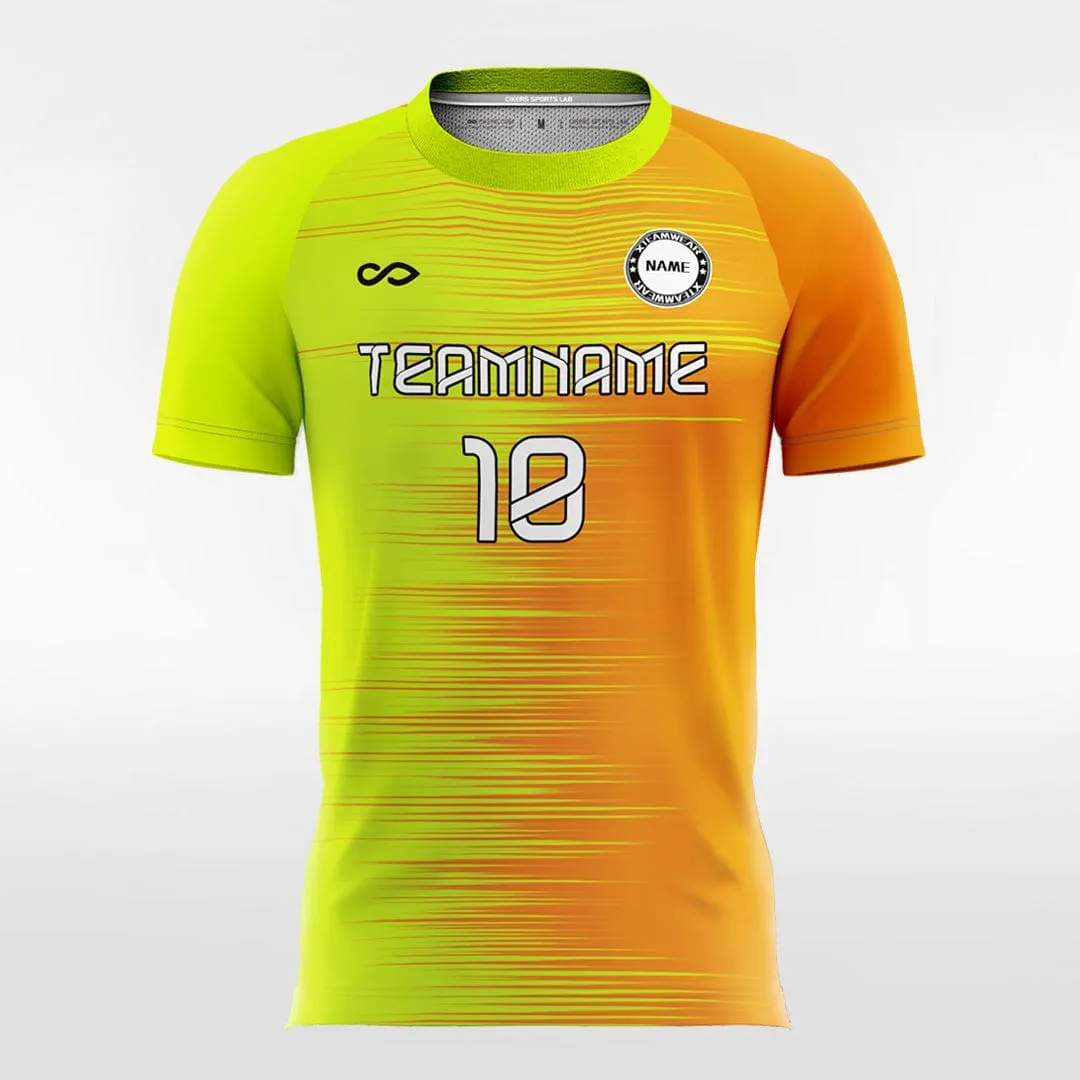 Afterimage - Customized Men's Fluorescent Sublimated Soccer Jersey