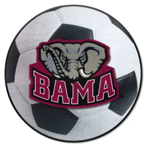 Alabama Crimson Tide Soccer Ball Rug - 27in. Diameter, A Logo