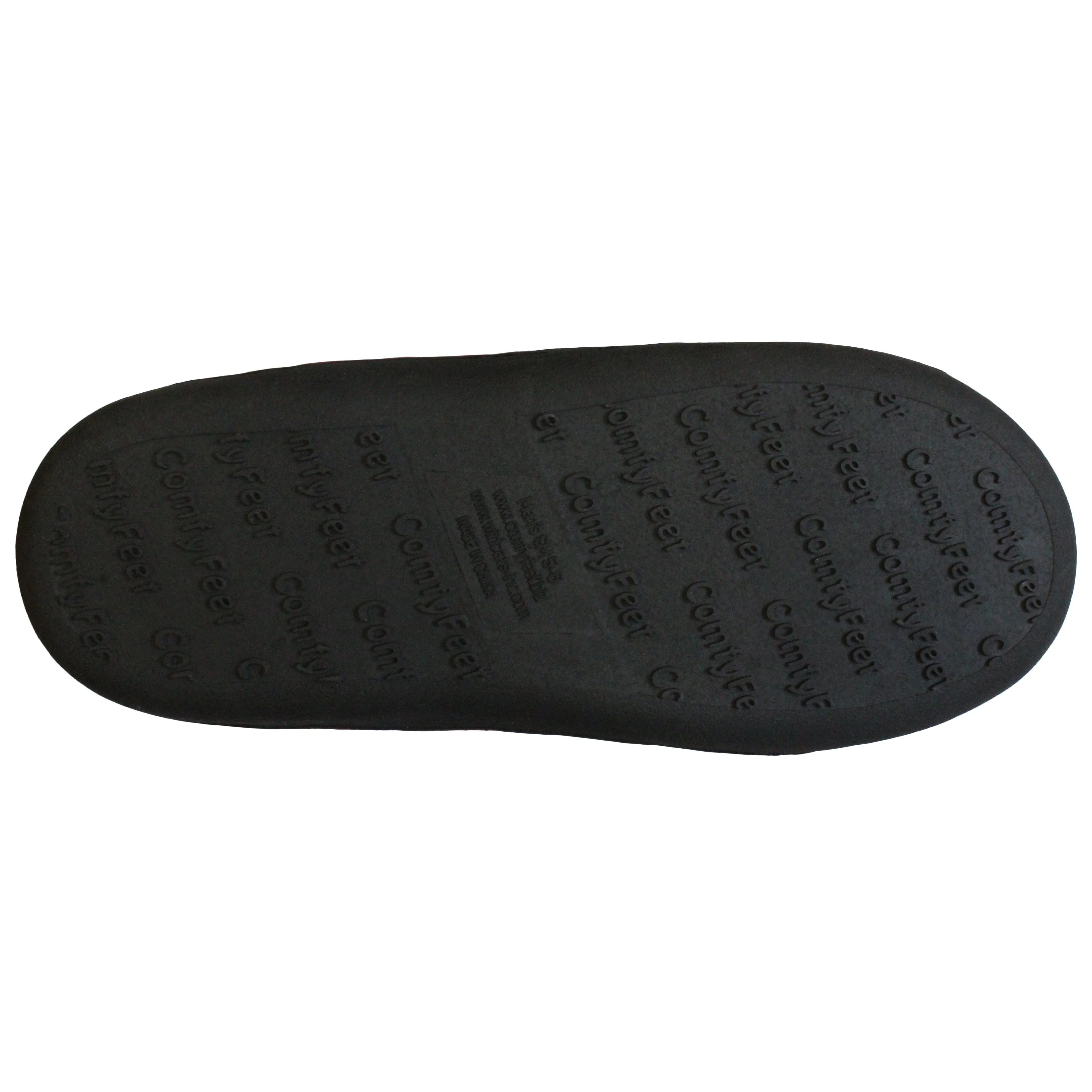 All Black All Around Indoor Outdoor Slipper