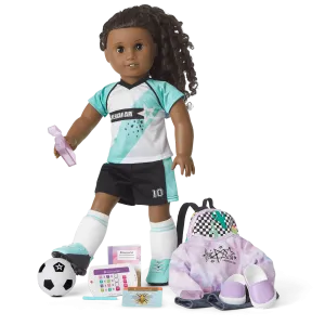 American Girl® Truly Me™ Doll #67 and School Day to Soccer Play Set