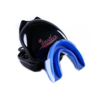 Anotherboxer Taekwondo Sanda Boxing Single-Sided Mouthguards, Size:L(Blue White)