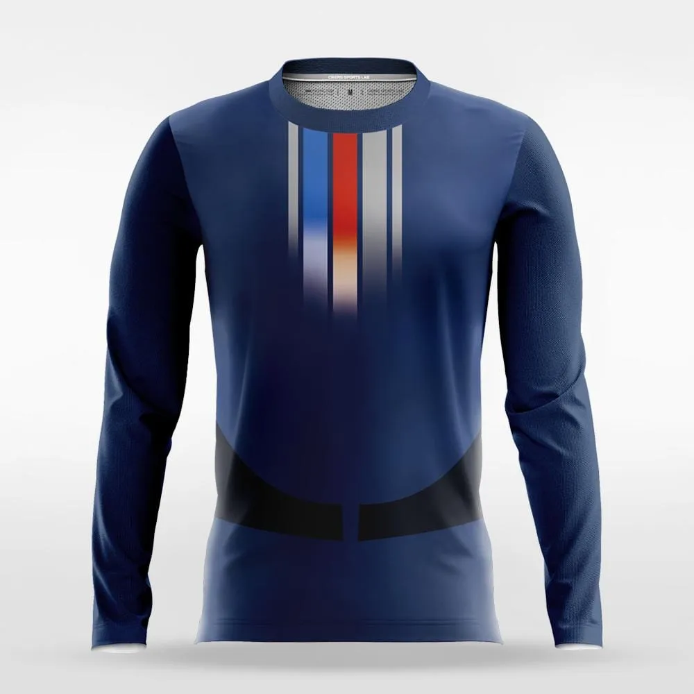 Arrival - Customized Men's Sublimated Long Sleeve Soccer Jersey