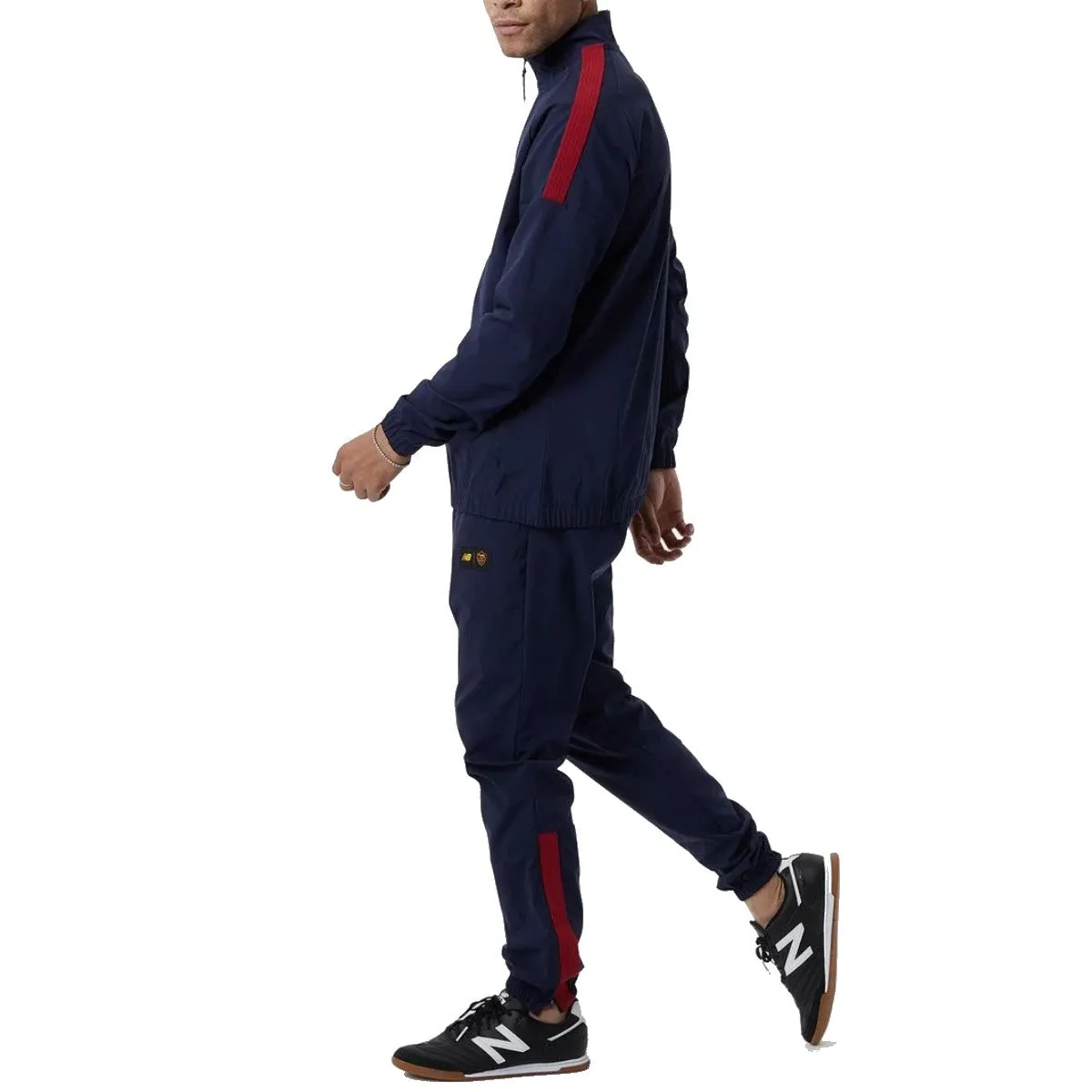 AS Roma navy presentation Soccer tracksuit 2022/23 - New Balance