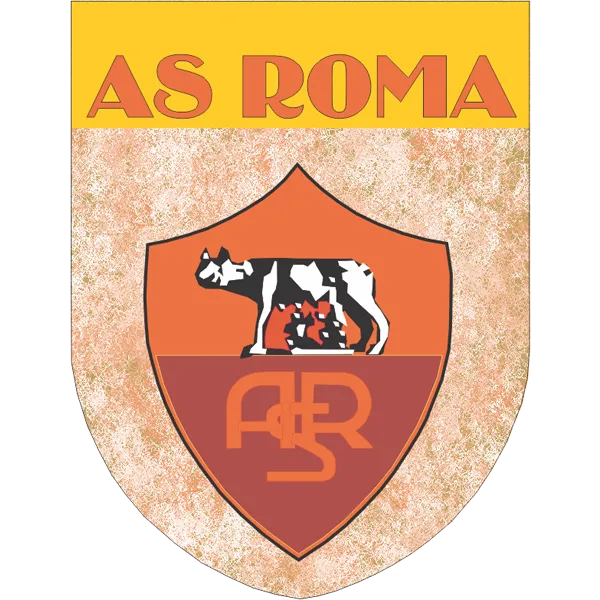 AS Roma Soccer Team Flag Shield Style