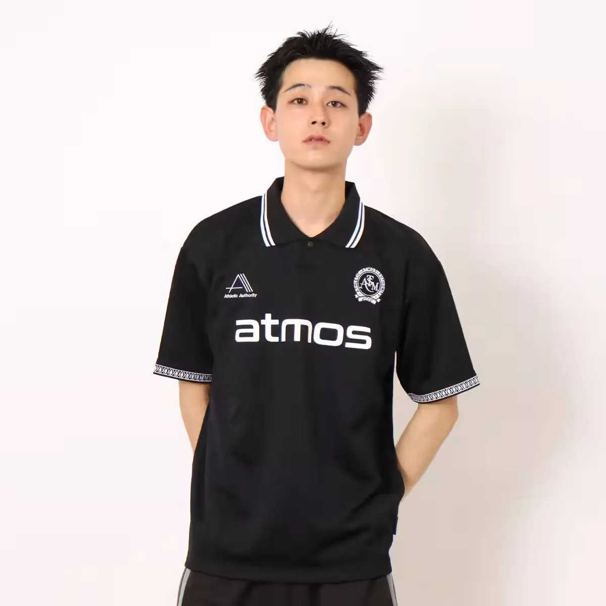 ATMOS ASANOHA PATTERN SOCCER JERSEY