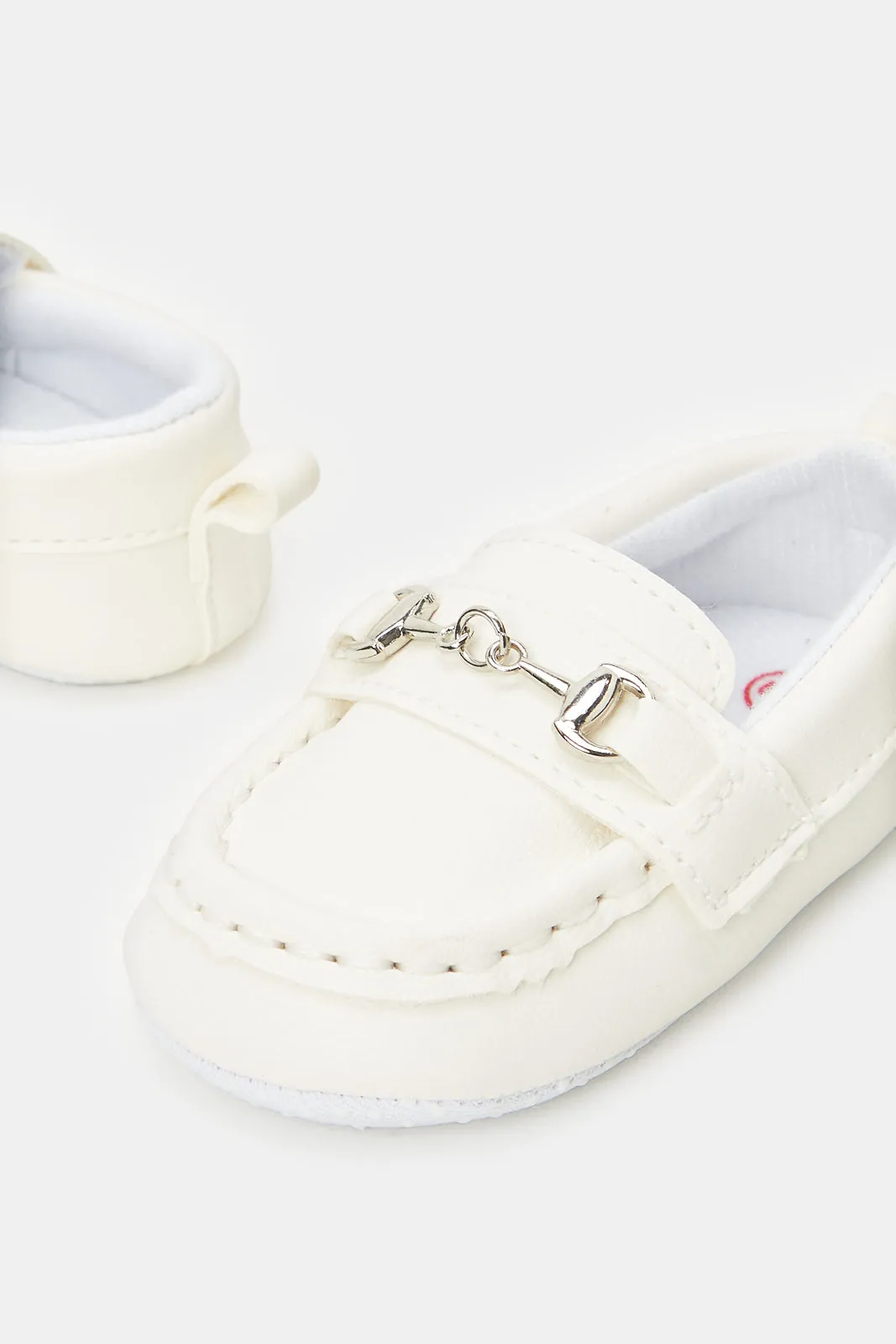 Baby White Pram Shoe