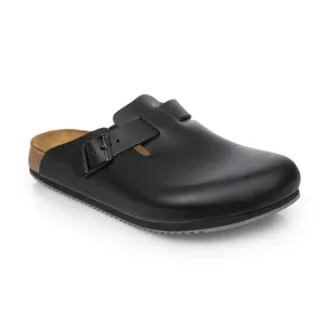 BB129-37 Birkenstock Super Grip Professional Boston Clogs Black 37