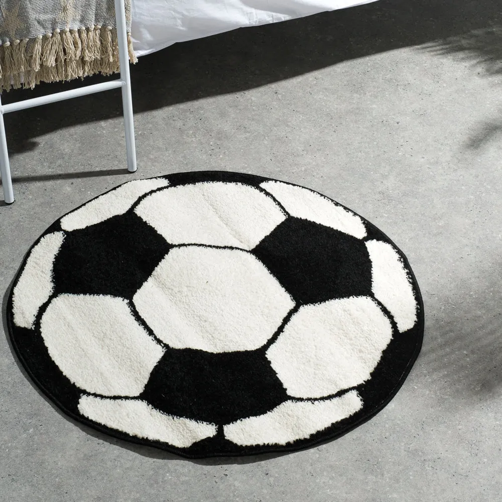 Beckham Carpet Monochrome Round