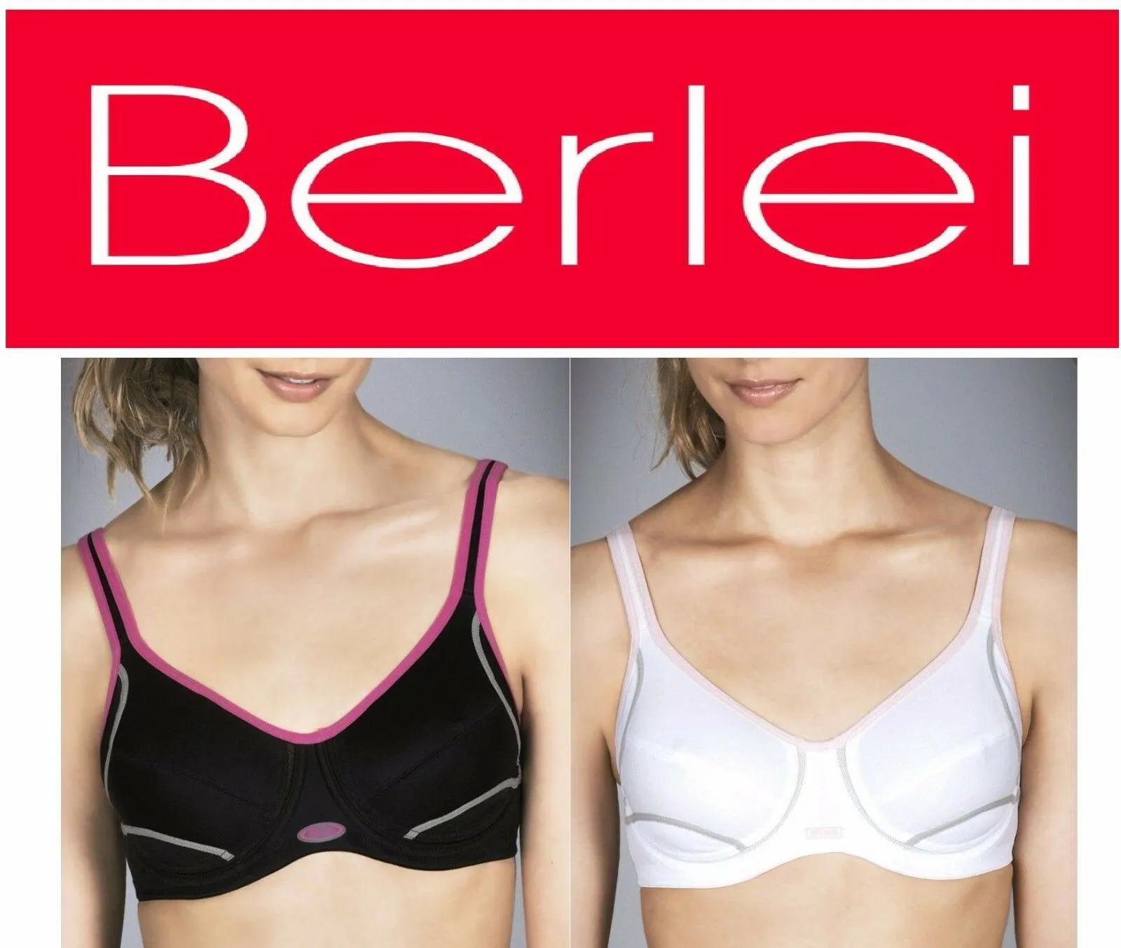 Berlei Electrify Bra Underwire Black White Sports Womens Ladies Gym Size Bras