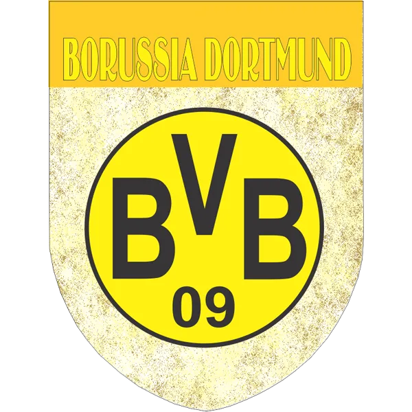 Borussia Dortmund Soccer Team Flag Shield Style