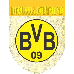 Borussia Dortmund Soccer Team Flag Shield Style