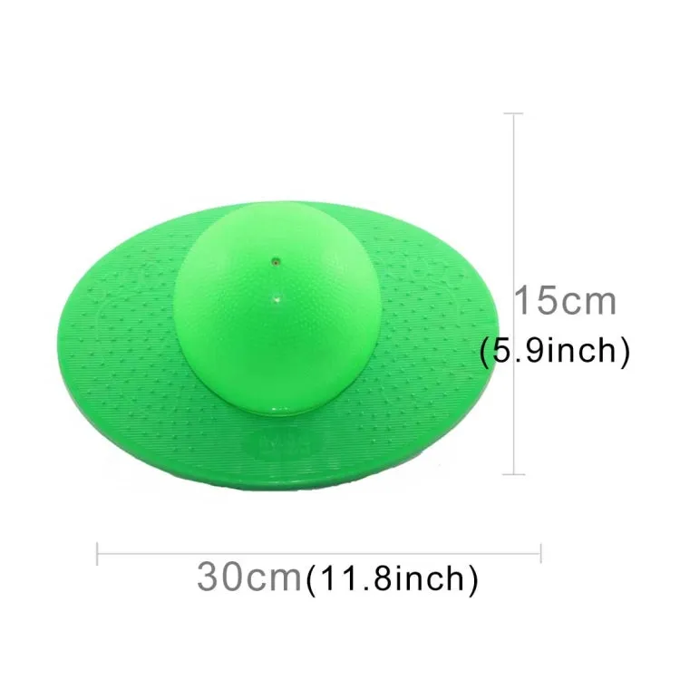 Bouncing Ball Explosion-proof Balance Outdoor Inflatable Exercise Jumping Balls Toys (Green)